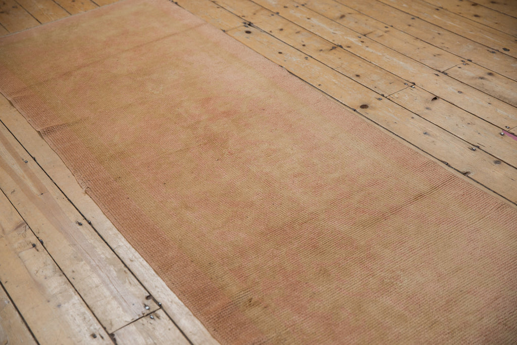 3x11.5 Vintage Distressed Oushak Rug Runner