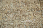6.5x9.5 Vintage Distressed Tabriz Carpet