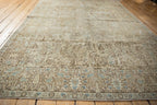 6.5x9.5 Vintage Distressed Tabriz Carpet