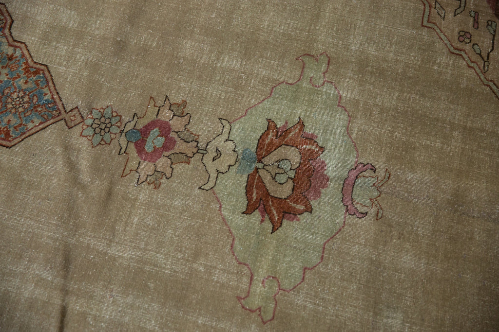 8x12 Vintage Distressed Tabriz Carpet