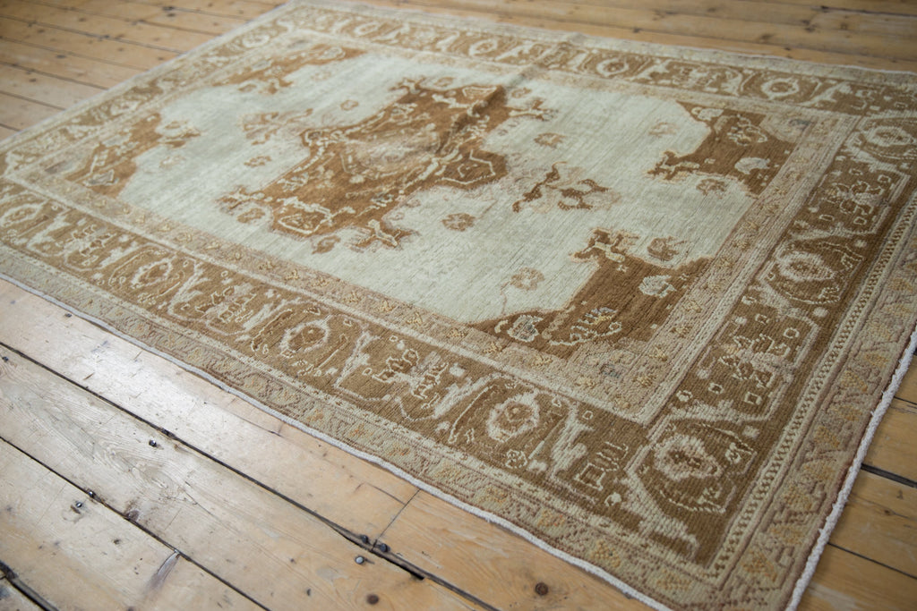 5x7 Vintage Distressed Oushak Rug