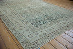 6.5x9.5 Vintage Distressed Hamadan Carpet