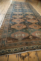 4x10.5 Vintage Distressed Kurd Rug Runner