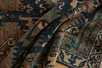 4x10.5 Vintage Distressed Kurd Rug Runner