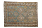 3.5x5 Antique Distressed Caucasian Rug