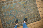 3.5x5 Antique Distressed Caucasian Rug