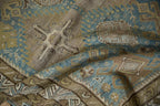 3.5x5 Antique Distressed Caucasian Rug