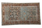 3.5x6 Vintage Distressed Malayer Rug