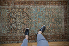 3.5x6 Vintage Distressed Malayer Rug