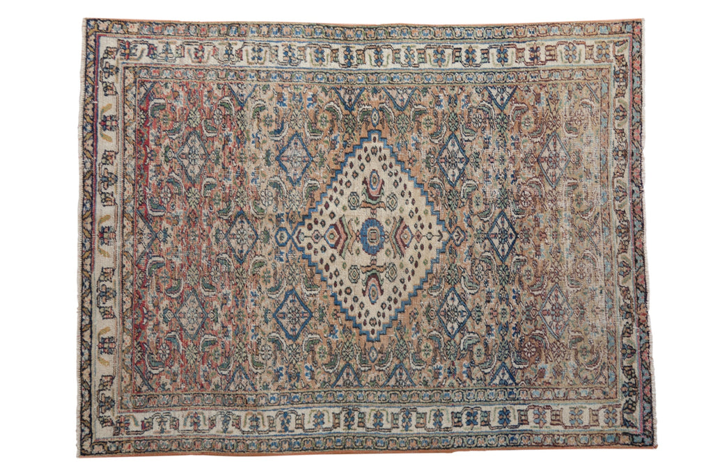 3.5x5 Vintage Distressed Khorassan Rug