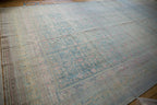 9x17.5 Vintage Distressed Khotan Carpet