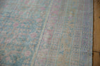 9x17.5 Vintage Distressed Khotan Carpet
