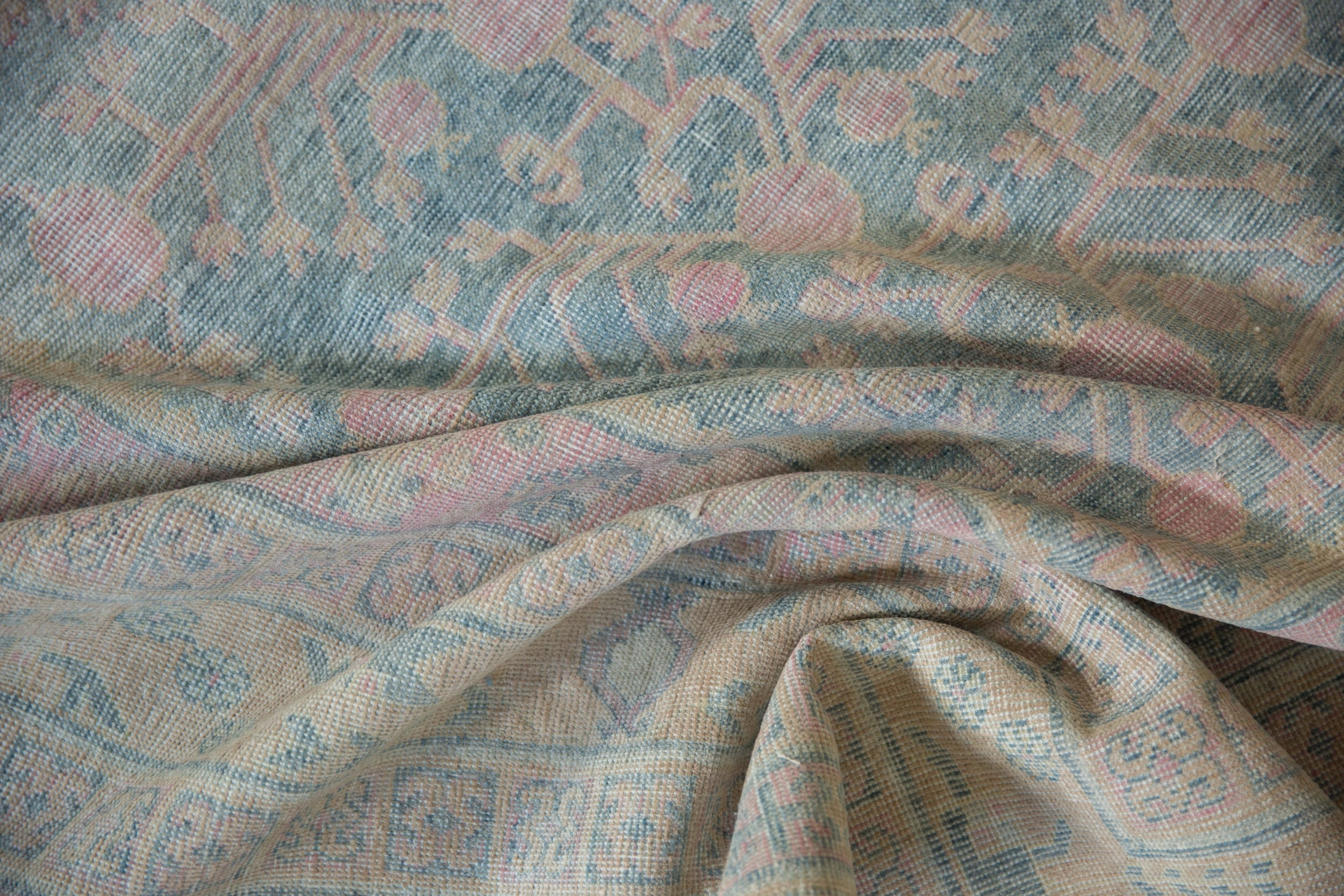 9x17.5 Vintage Distressed Khotan Carpet