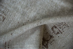 8.5x11.5 Vintage Distressed Oushak Carpet