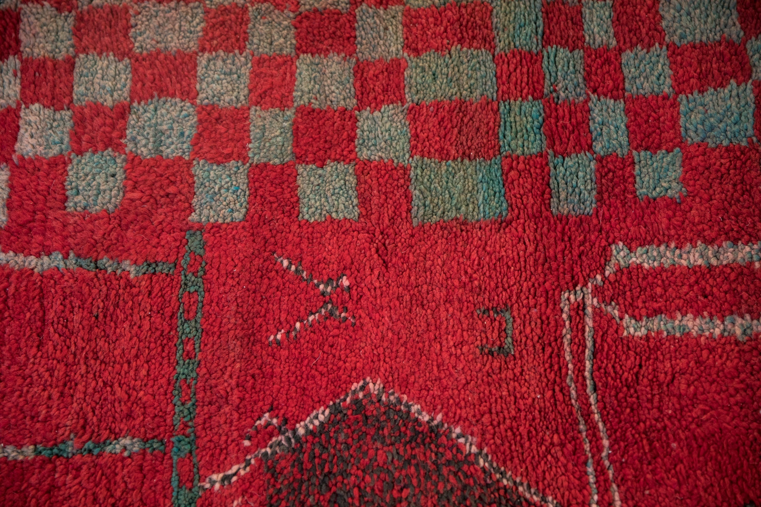4x6.5 Vintage Moroccan Rug