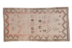 4.5x9 Vintage Distressed Moroccan Rug Runner