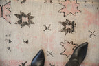 4.5x9 Vintage Distressed Moroccan Rug Runner