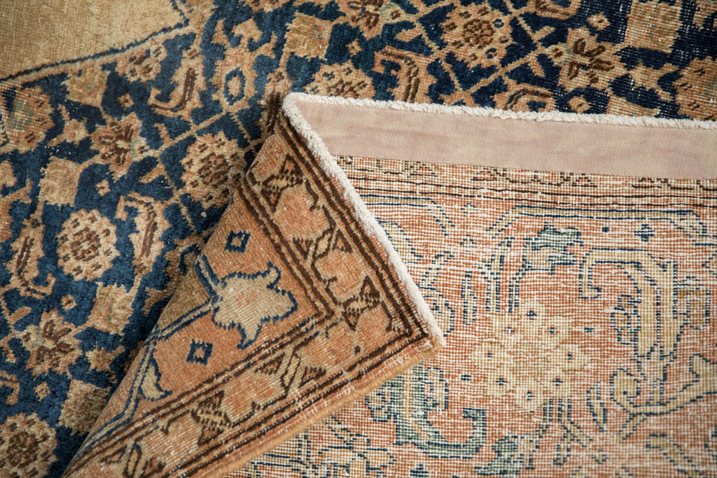 8.5x11 Vintage Distressed Tabriz Carpet