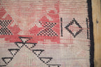 2.5x13 Vintage Distressed Moroccan Rug Runner
