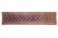 3.5x14 Vintage Distressed Kurd Rug Runner