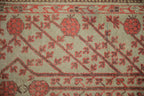 4.5x8.5 Antique Distressed Khotan Rug