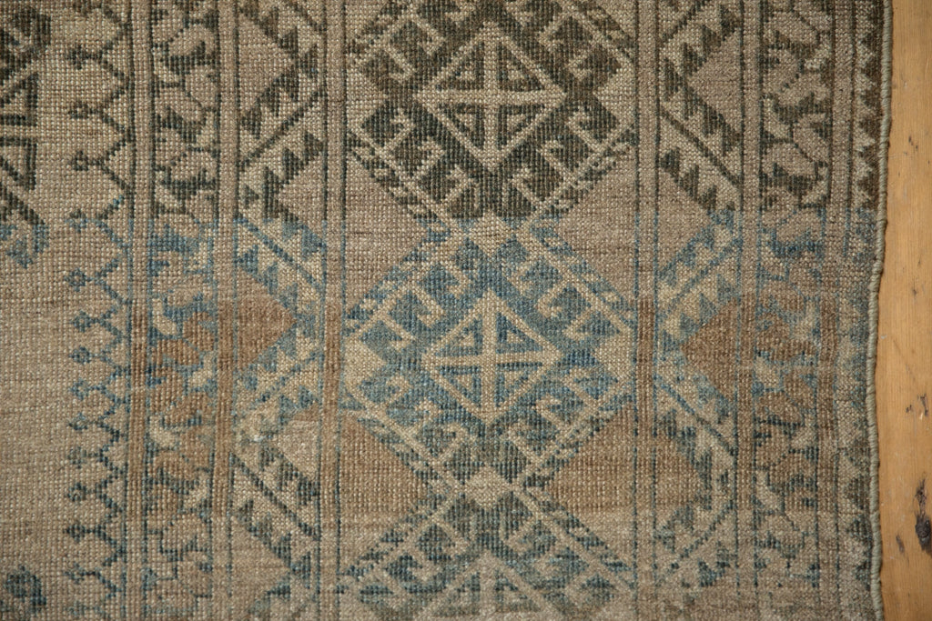 8.5x11.5 Vintage Distressed Ersari Carpet
