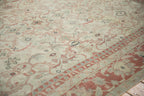 9.5x12.5 Vintage Distressed Anatolian Carpet