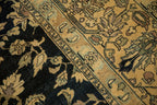 10.5x16.5 Vintage Distressed Tea Washed Lilihan Carpet