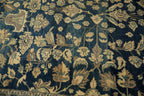 10.5x16.5 Vintage Distressed Tea Washed Lilihan Carpet