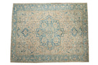 9.5x12.5 Vintage Distressed Heriz Carpet