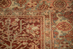 8x11.5 Vintage Fine Distressed Heriz Carpet
