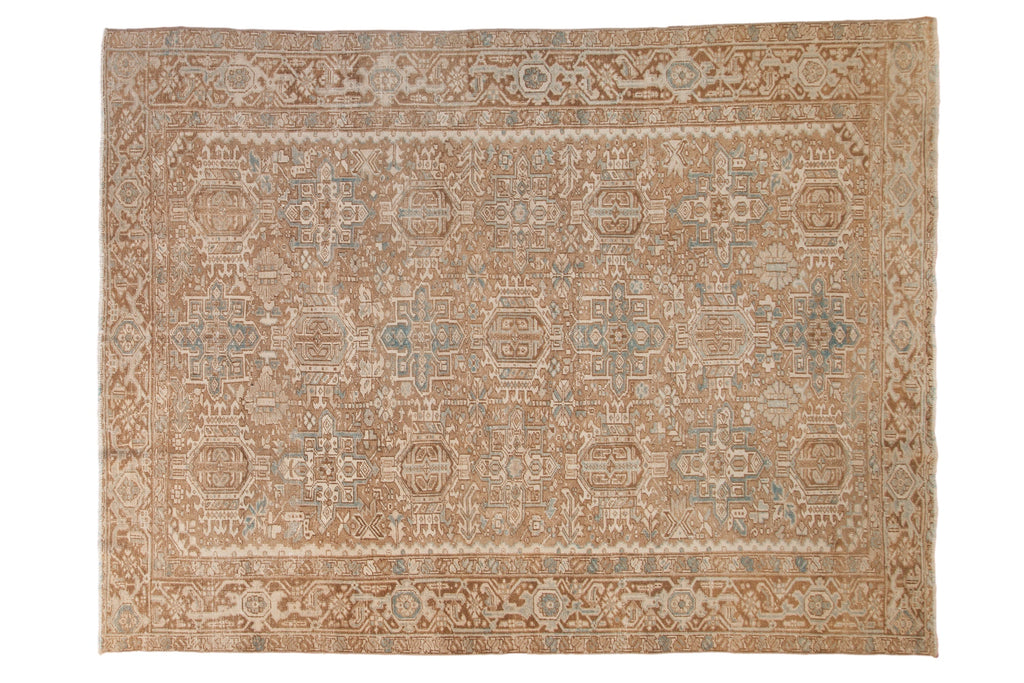 7.5x10 Vintage Distressed Heriz Carpet