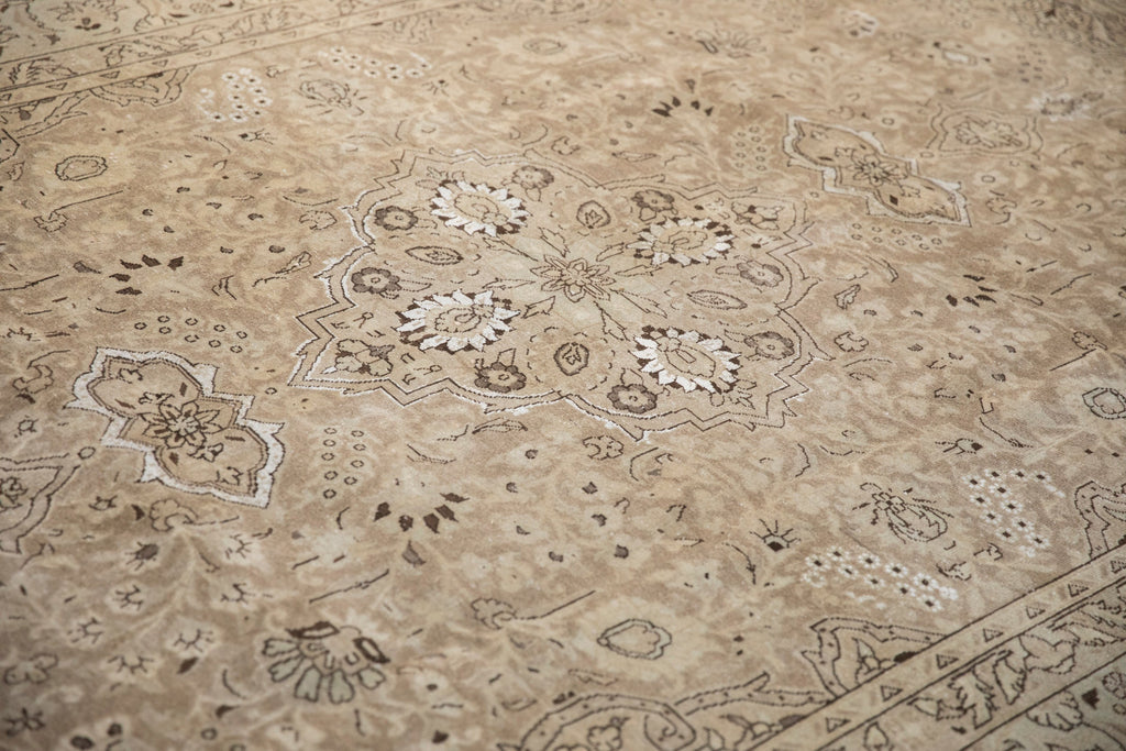 7.5x10.5 Vintage Distressed Tabriz Carpet