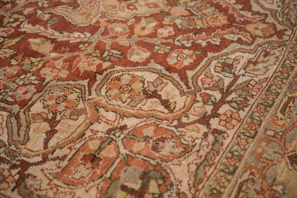 8x11 Vintage Distressed Ahar Carpet