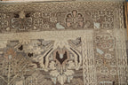 7x10.5 Vintage Distressed Bibikabad Carpet