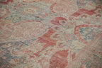 10.5x17.5 Vintage Distressed Mahal Carpet