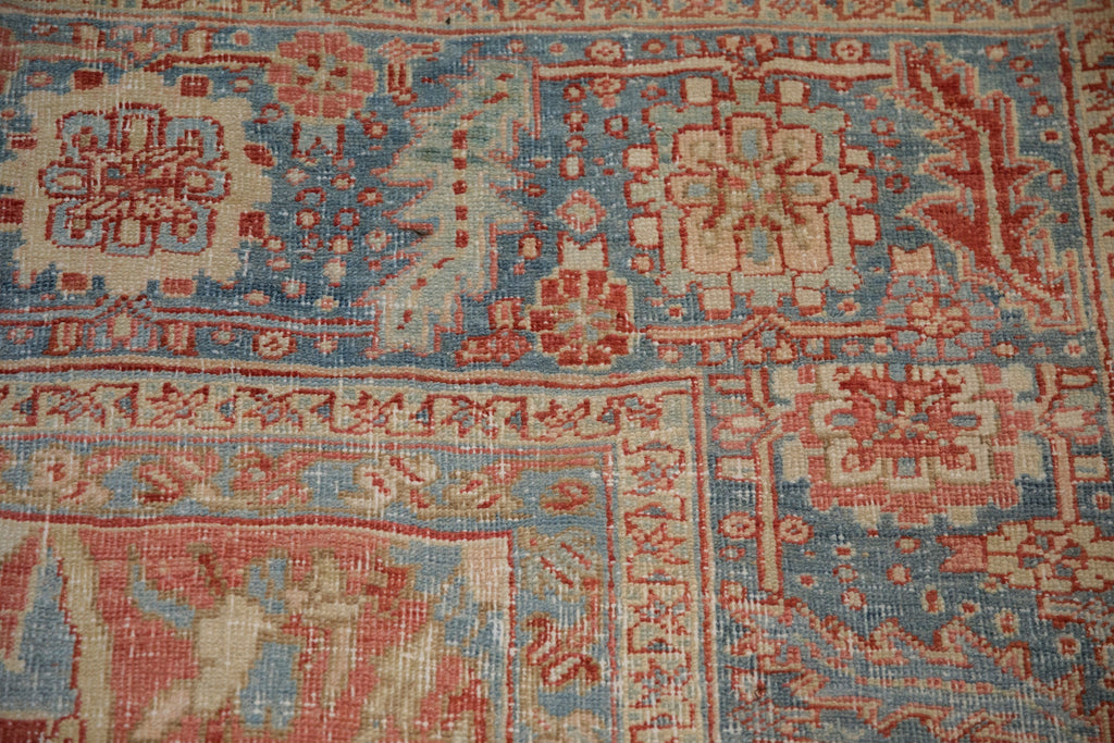 RESERVED 10x13 Vintage Distressed Heriz Carpet