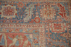 RESERVED 10x13 Vintage Distressed Heriz Carpet