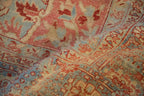 RESERVED 10x13 Vintage Distressed Heriz Carpet