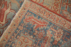RESERVED 10x13 Vintage Distressed Heriz Carpet