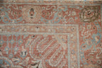 8x11 Vintage Distressed Tabriz Carpet