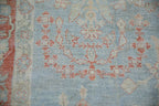 8.5x12 Vintage Distressed Mahal Carpet