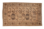 5x8 Vintage Distressed Khotan Carpet