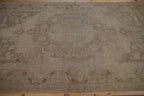 6x10 Vintage Distressed Oushak Carpet
