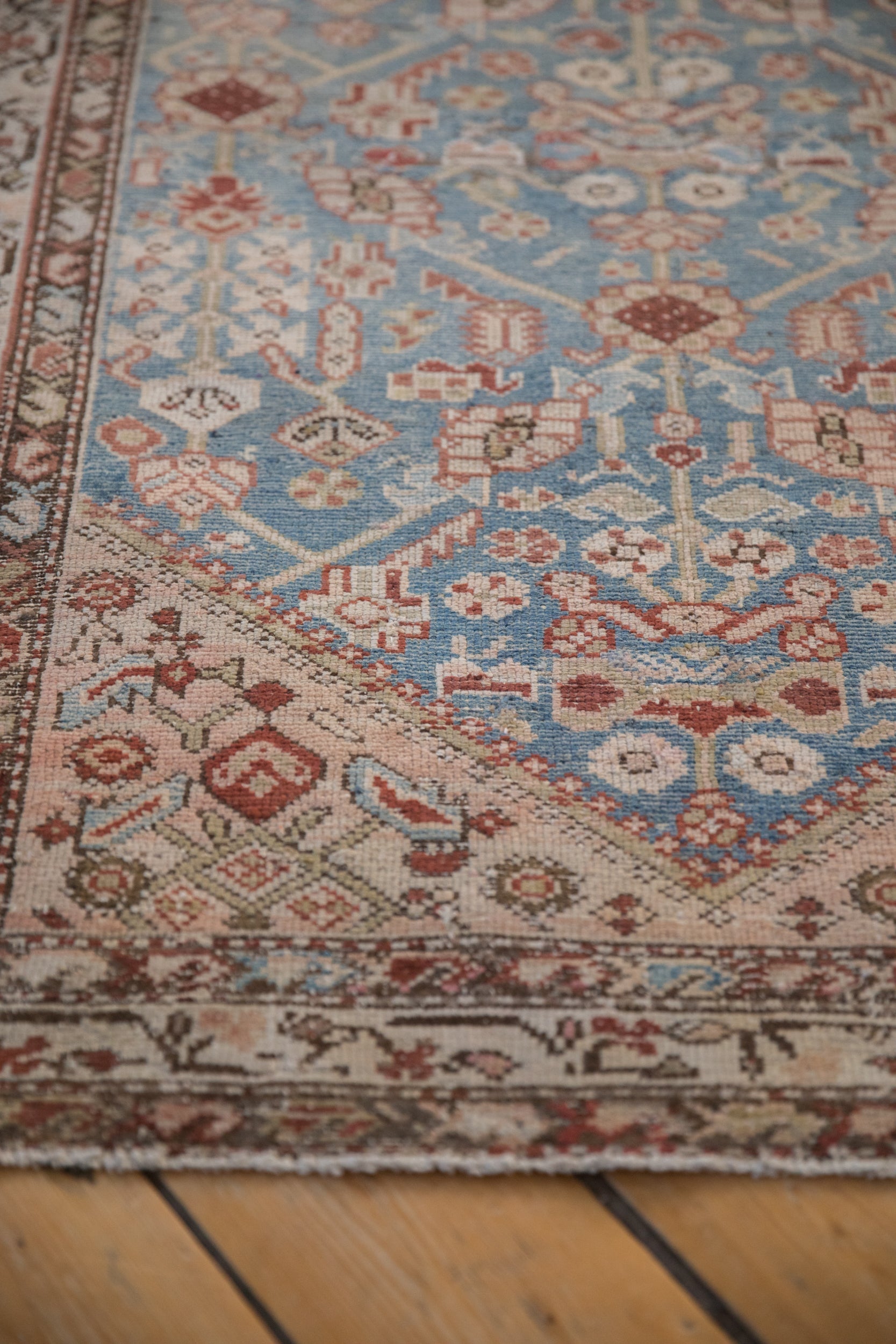 3x13.5 Antique Distressed Malayer Rug Runner