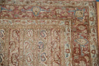 7.5x10.5 Vintage Distressed Qom Carpet
