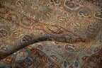 7.5x10.5 Vintage Distressed Qom Carpet