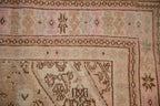 7x10 Vintage Distressed Overdyed Bibikabad Carpet