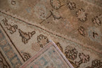 7x10 Vintage Distressed Overdyed Bibikabad Carpet