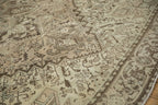 8x11 Vintage Distressed Mehrivan Carpet